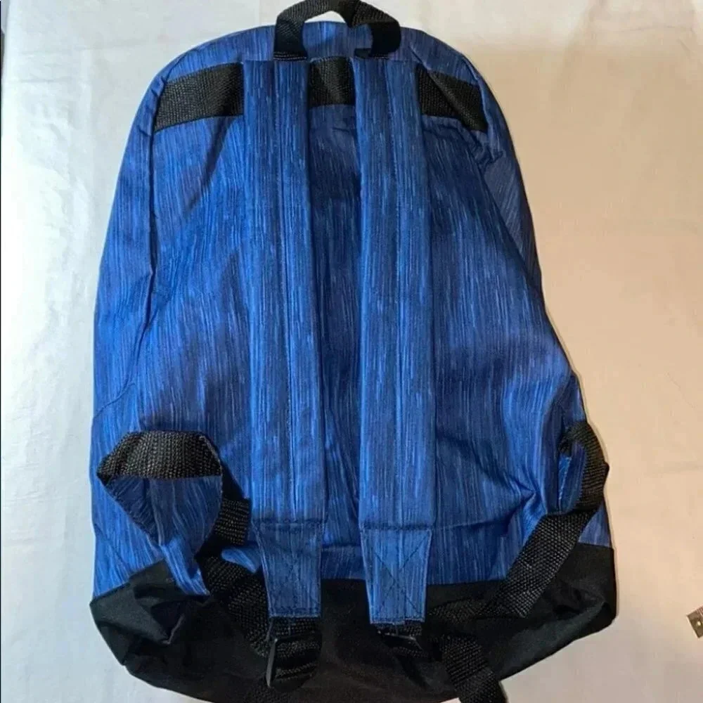 Moda West Backpack Large Blue Heathered Adjustable‎ Straps NWT